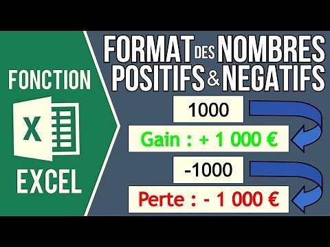 EXCEL - CUSTOM FORMAT OF POSITIVE AND NEGATIVE NUMBERS (Plus + or minus - sign / color...)