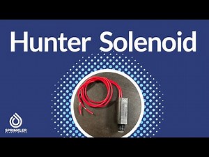 How To Replace the Hunter AC Solenoid, Model 606800