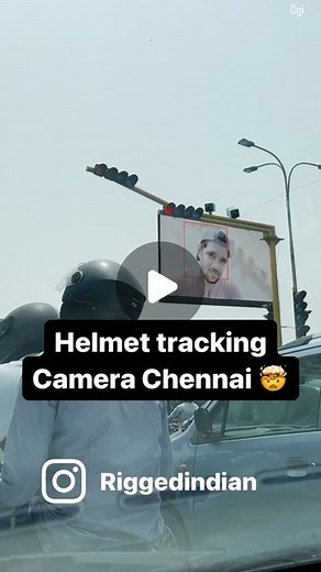 RiggedIndian | Helmet tracking sensor camera in chennai signals is concept video made with Cgi. Hope you like the idea #chennai #helmet #traffic... | Instagram