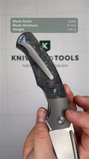 Böker Plus Collection 2025, BO01BP2025 MagnaCut, Titanium Carbon Inlay, pocket knife