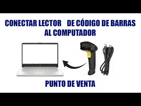 Install or connect barcode reader to PC with Point of Sale