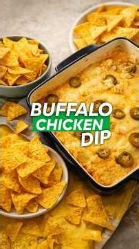 Cheese! Chicken! More cheese! This Buffalo chicken dip is a delicious indulgence! #thermomixrecip...