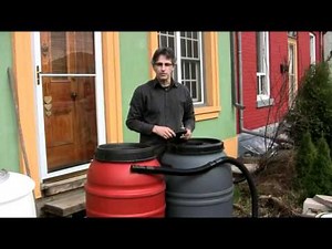 Rain Barrel : Connecting in a Series and Downspout Diverter Demonstration