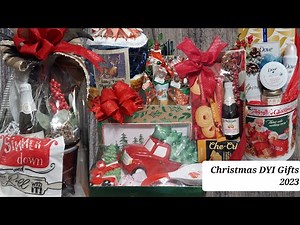 Over 30 different Christmas DIY gift basket ideas 💡(some of my best designs)