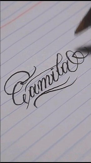 Camila - Aprende Caligrafía #camila #lettering #caligrafia #handlettering #calligraphy