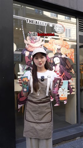 The Alley Paris on Instagram: "🔥THE ALLEY ✕ Demon Slayer: Kimetsu no Yaiba Infinity Castle disponible dès aujourd’hui ! Phase 1 ! Vivez une expérience de culture japonaise avec nos MOCHI moelleux et fondants 🍡 parfaitement associés à des saveurs fruitées et intenses que vous allez adorer ! 🧋 🥑 Tanjiro – Lait au mochi à l’avocat et riz noir 🍓 Nezuko – Yaourt à la fraise avec mochi 🥭 Zenitsu & Inosuke – Lait coco-mangue au mochi 🎁 Des stickers OFFERTS et encore plus de surprises exclusives