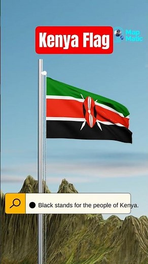🇰🇪 Kenya Flag Explained | What Do The Colors Really Mean? #Shorts