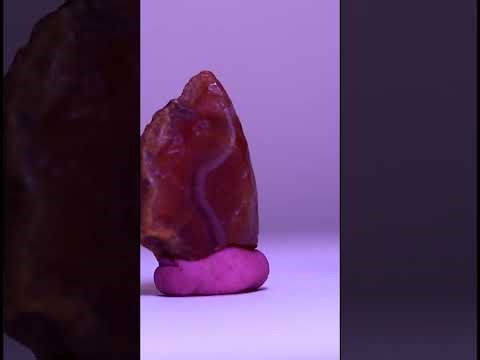 Red crystal stone #diamond #crystals #jade #gemstones #agate