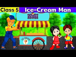 Ice Cream Man Chapter 1 Class 5 English | Unit ‐ 1| Animated Video | हिंदी में