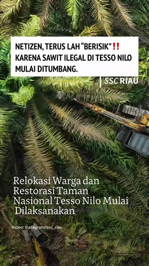 Pemulihan Ekosistem di Taman Nasional Tesso Nilo