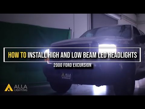 Upgrade | Replace | Remove 2000-04 Ford Excursion Headlights Bulbs?