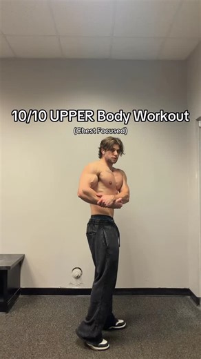 trstnn.lifts on Instagram: "10/10 upper body workout programmed for chest growth 📝 - Coaching + Programs in Bio . . . #upperbodyworkout #chestday #chestworkout #hypertrophy #gymroutine #bodybuilding #fitnessreels #workoutreels #gymmotivation #workoutprogram #chest"