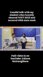 To know my cumulative efforts towards her success, go to this link and watch : https://youtu.be/E4HZoeVqE9Y?si=niC009obBl5foxmY | Edison Moirangthem