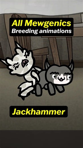 Mewgenics : All Breeding Animations 🐱 #mewgenics