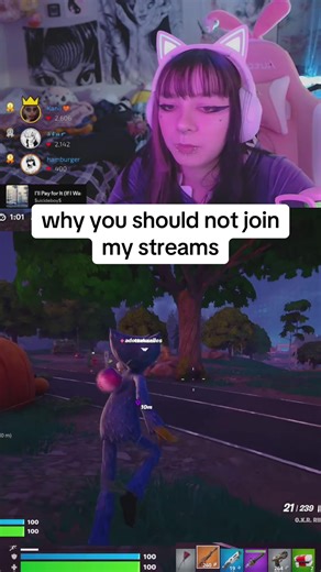 bunnie is barking on halloween chat #fyp #fortnite #foryou #livehighlights #furry