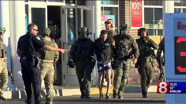 Police arrest suspect after hours long stand off at Shell Gas Station in Rocky Hill