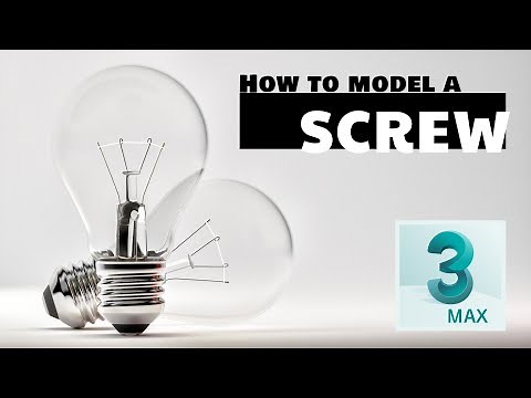 INSTANT 3ds Max screw modeling technique