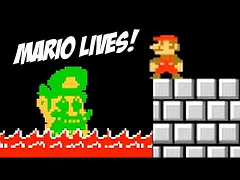 MARIO FINALLY ESCAPED LUIGI EXE!! Super Mario Brothers