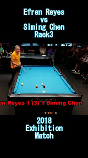 Billiards Exhibition Match Highlights - Efren Reyes vs Siming Chen