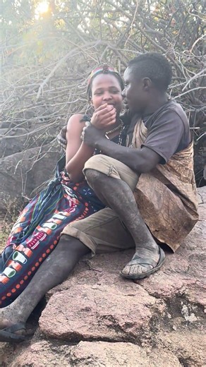A Beautiful Day in the Forest with Hadzabe Hunter Mr. Chaba & His Companion