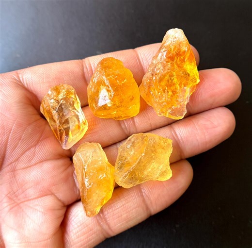 5 Pcs~yellow Citrine Raw Stone-22/30 MM, Natural Citrine Raw Healing Crystal-citrine Raw Loose Stone-for Jewellery Making Its - Etsy