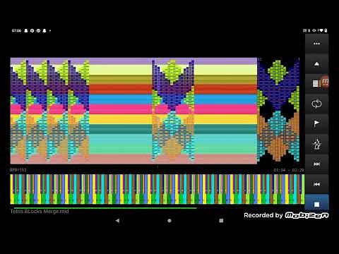 tetris blocks merge midi voyager test