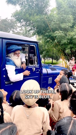 2.9M views · 44K reactions | Sadhguru Shares a Few Light-hearted Moments with Samskriti Students #Sadhguru #Samskriti #SadhguruGurukulam #BlueSky | Sadhguru | Facebook