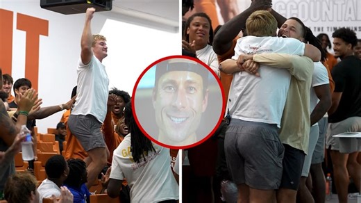 Glen Powell Helps Award UT Longhorns Football Scholarship To Walk-On
