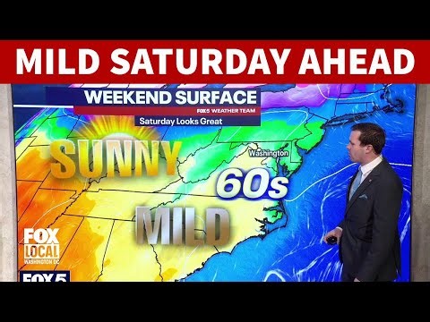 DC weather: Spring-like Saturday ahead of Sunday cold front