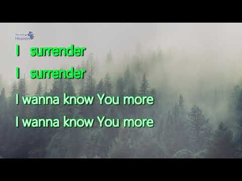 I Surrender - Hillsong Worship | Karaoke version | Worship Heaven fellowship |
