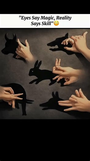Eyes Say Magic, Reality Says Skill 🤯 | Mind-Blowing Shadow Art #Shorts