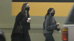 Angelina Jolie spotted out shopping with her daughter in LA