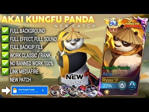 Script Skin Akai Kungfu Panda No Password | Full Effect & Voice | New Update
