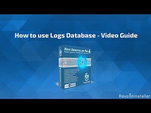 Revo Uninstaller Logs Database