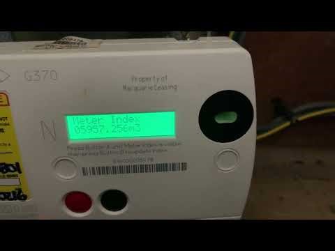 How to read a landis + gyr g370 gas meter