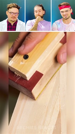 Merveilles du travail du bois 🪓🪑 La réaction inattendue des Dudes face à un chef-d’œuvre ! #shorts