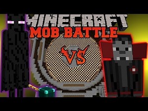 Ender Lord Vs. Vampire Overlord - Minecraft Mob Battles - Legendary Beasts Mod Battle