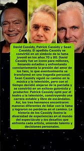 David Cassidy: From Teen Icon to Tragedy – Discover the Fate of the Cassidy Brothers!