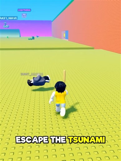 Roblox Tsunami Escape with Gifted Bacon VIP Pass