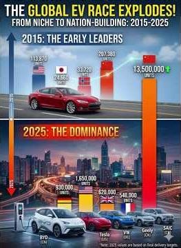 The Global EV Race: Which Countries Are Leading the Electric Revolution? (2015-2025)