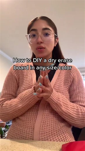 DIY Dollar Tree Dry Erase Board for Student Hacks