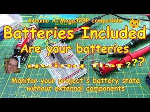 #160 Arduino Battery (🔋 VCC) Monitor - No external components required