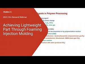 Achieving Lightweight Part Through Foaming Injection Molding｜Intro