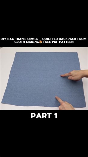 diy bag transformer quilted backpack from cloth making free pdf pattern