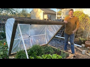Building a Hoop House Raised Bed Cold Frame