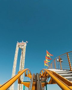 Nothing cools you off like the rush of dropping down your favorite coaster! 🧊🎢 Get your tickets today! ️ 🎟️ valleyfair.com/daily-tickets | Valleyfair