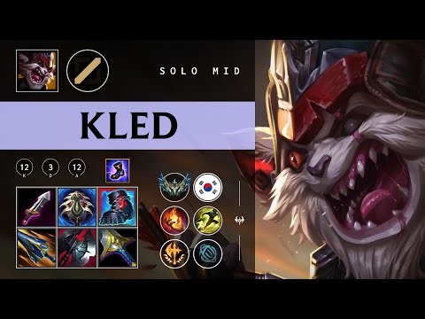 Kled Mid vs Twisted Fate - KR Challenger Patch 26.01
