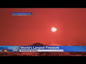 World Record For Massive Firework Launch Set In Steamboat Springs