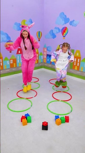 🏃‍♂️ Try This Tricky Jump And Grab Game! 🎉 #shorts #kidsactivities