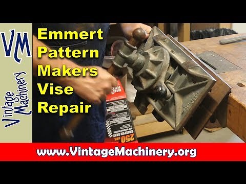 Emmert Pattern Makers Vise Repair: Turning a New Pin on a Lathe